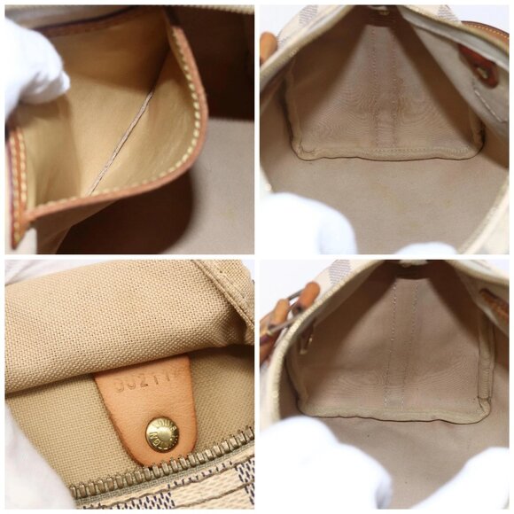 LOUIS VUITTON Damier Azur Speedy Bandouliere 25 Hand Bag N41000 LV Auth 147460 - Picture 16 of 16